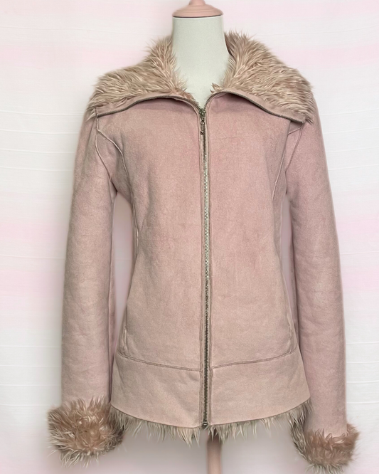 The Pink Fur Jacket