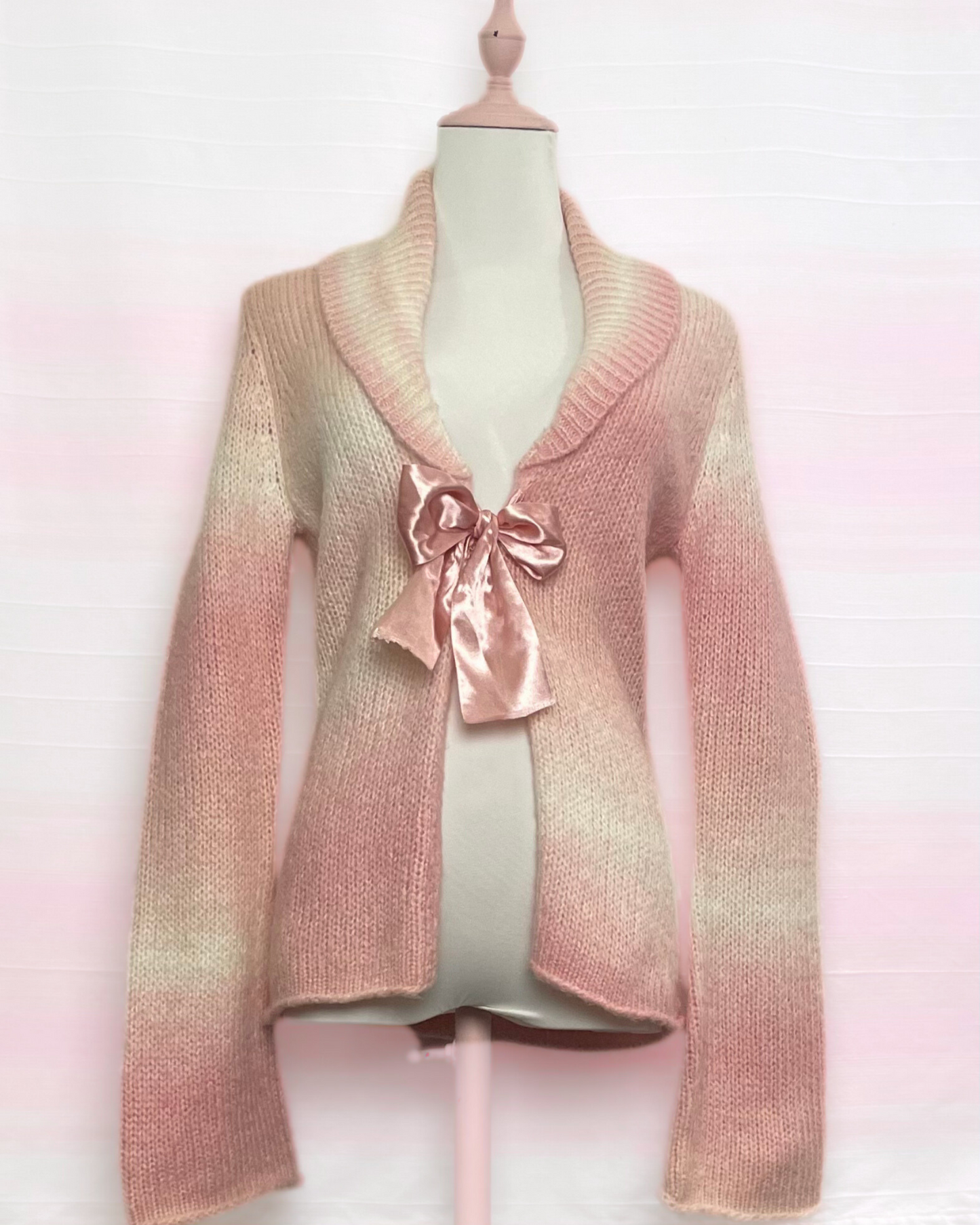 The Pink Bow Cardigan