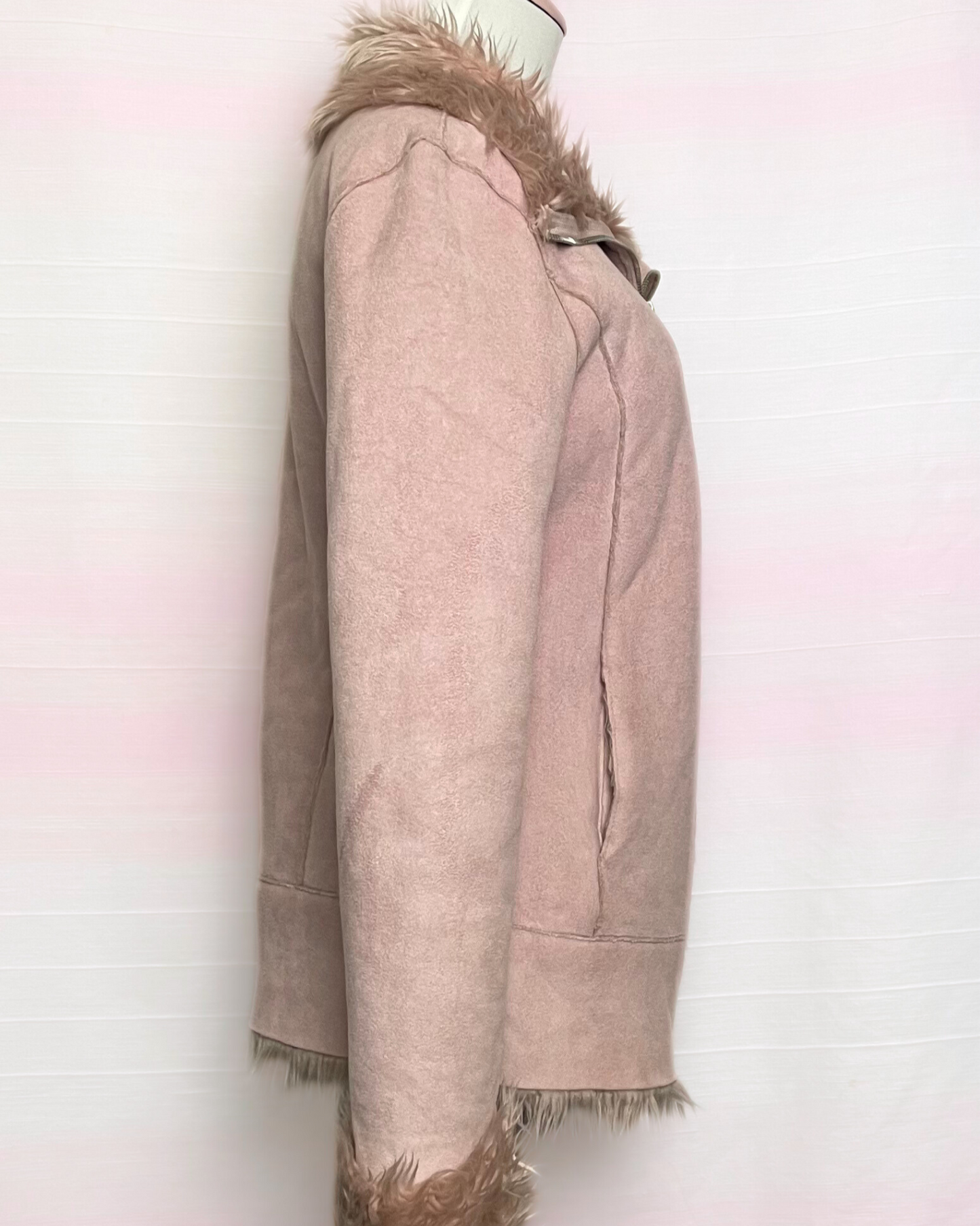 The Pink Fur Jacket