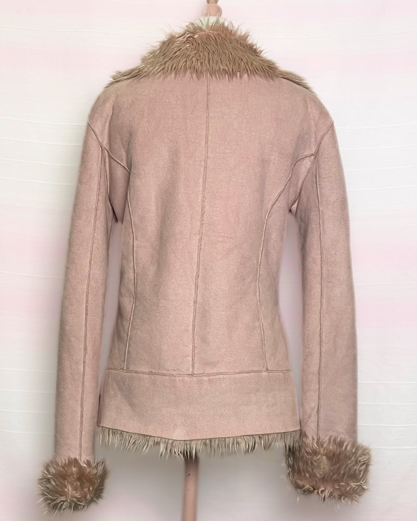 The Pink Fur Jacket