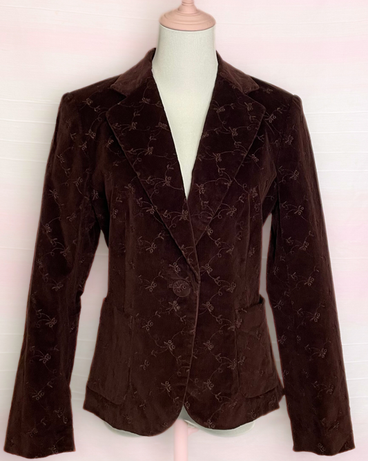 The Brown Broderie Jacket