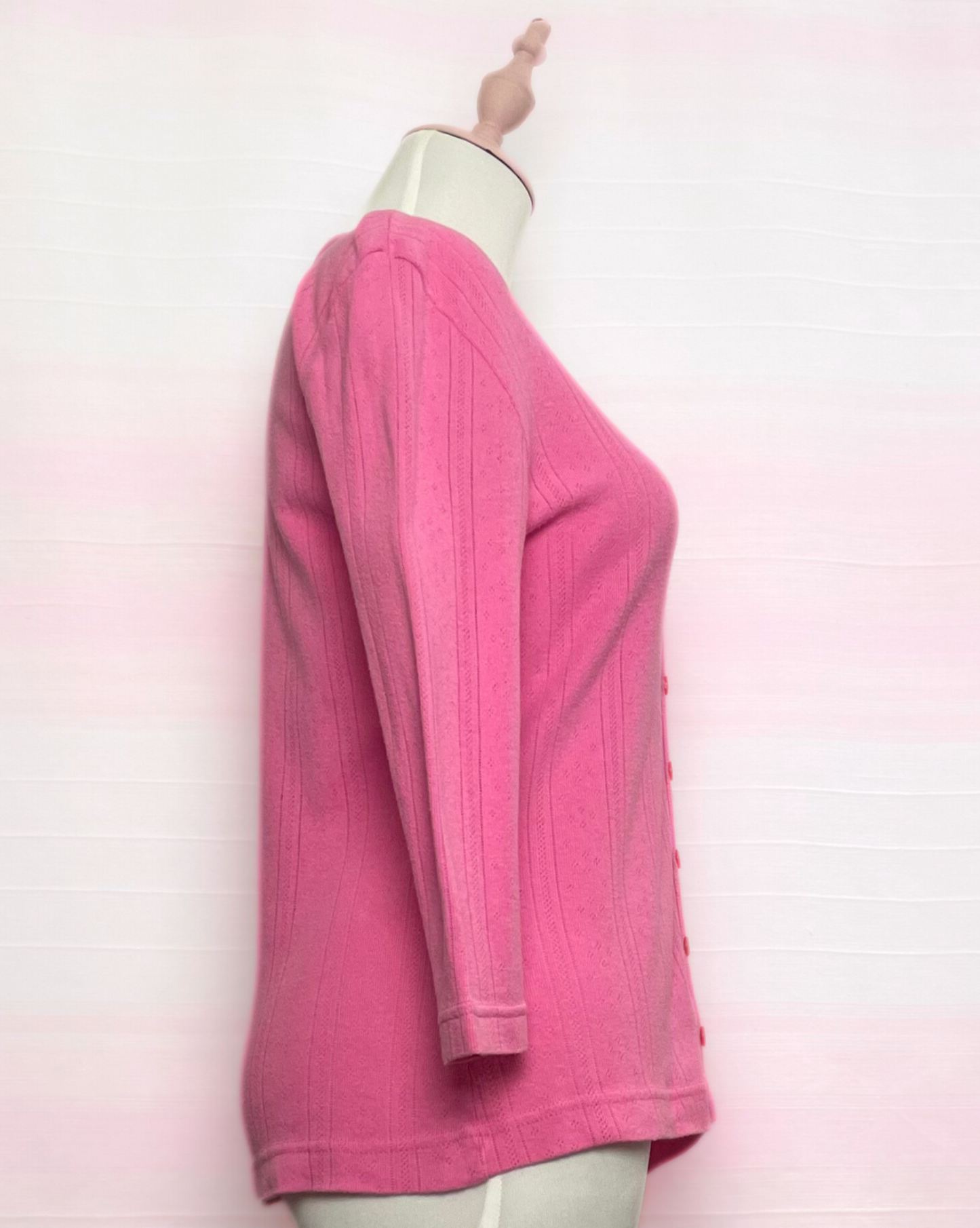 The Hot Pink Shortsleeve Cardigan