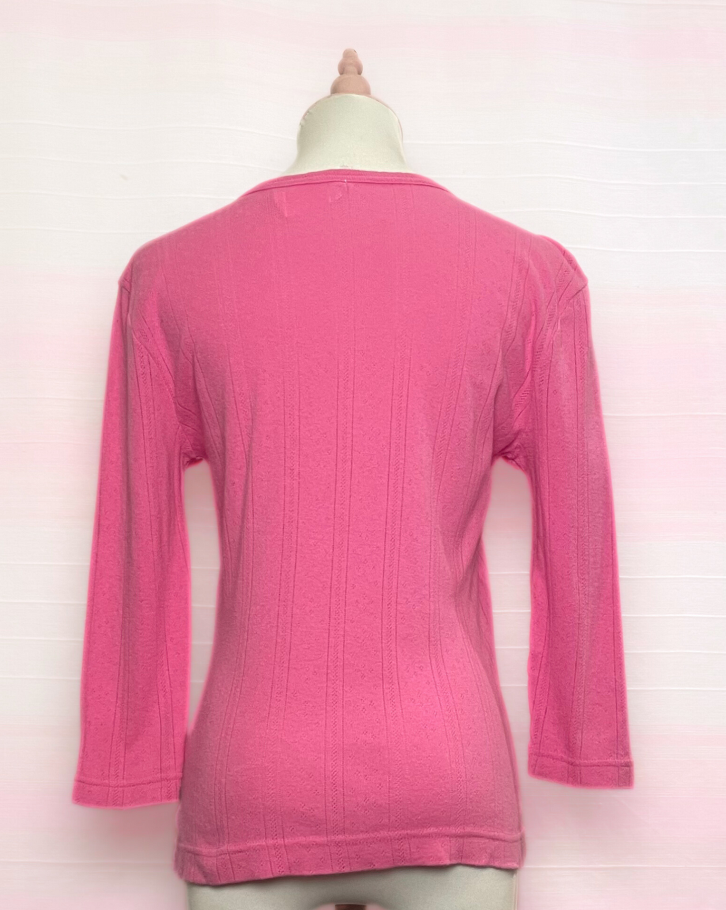 The Hot Pink Shortsleeve Cardigan