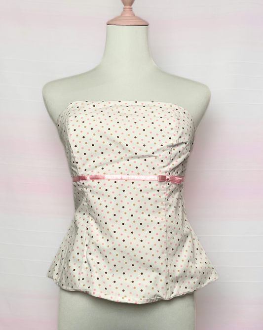 The Polka Dot Bandau Top