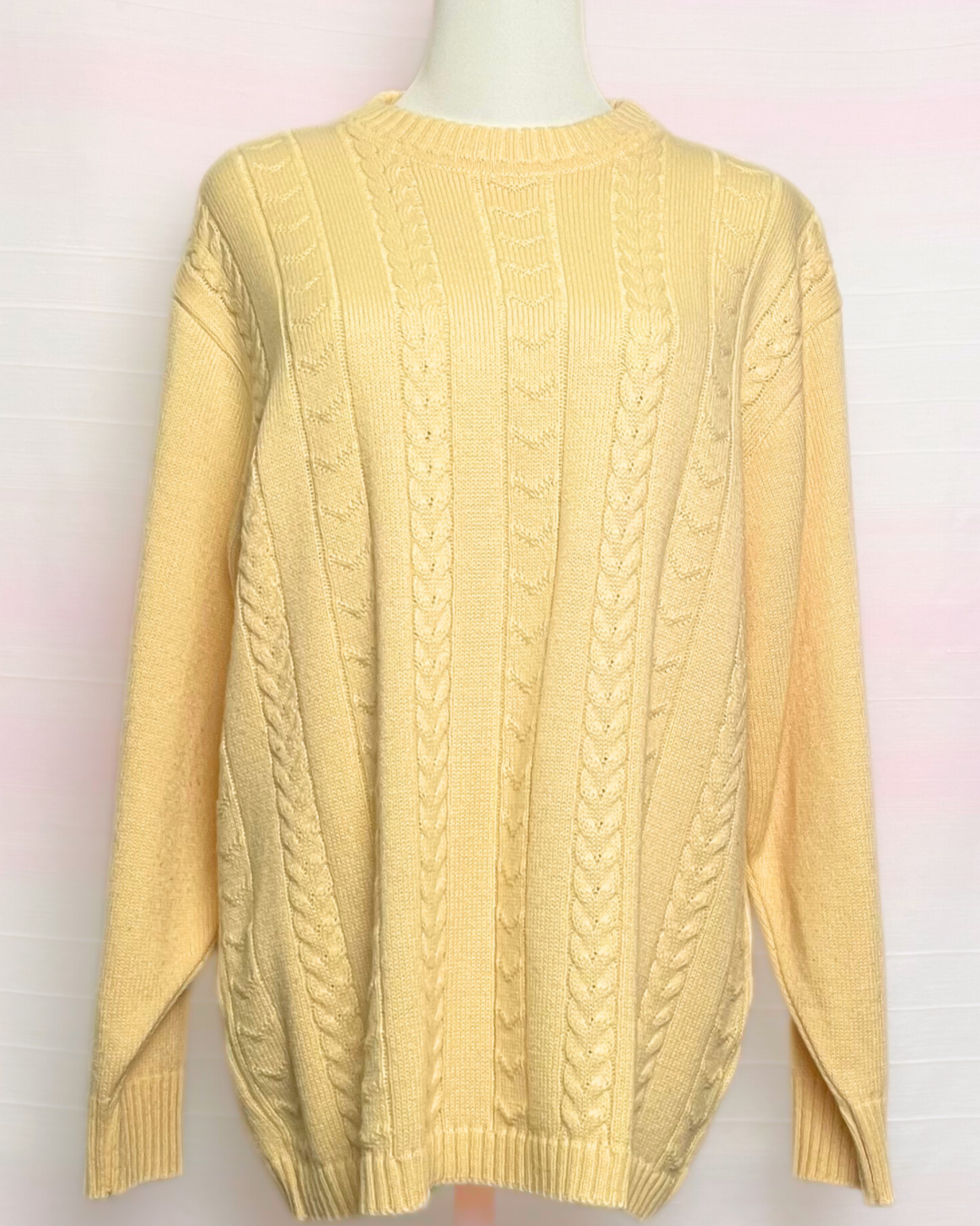 The Butter Yellow Cable Knit