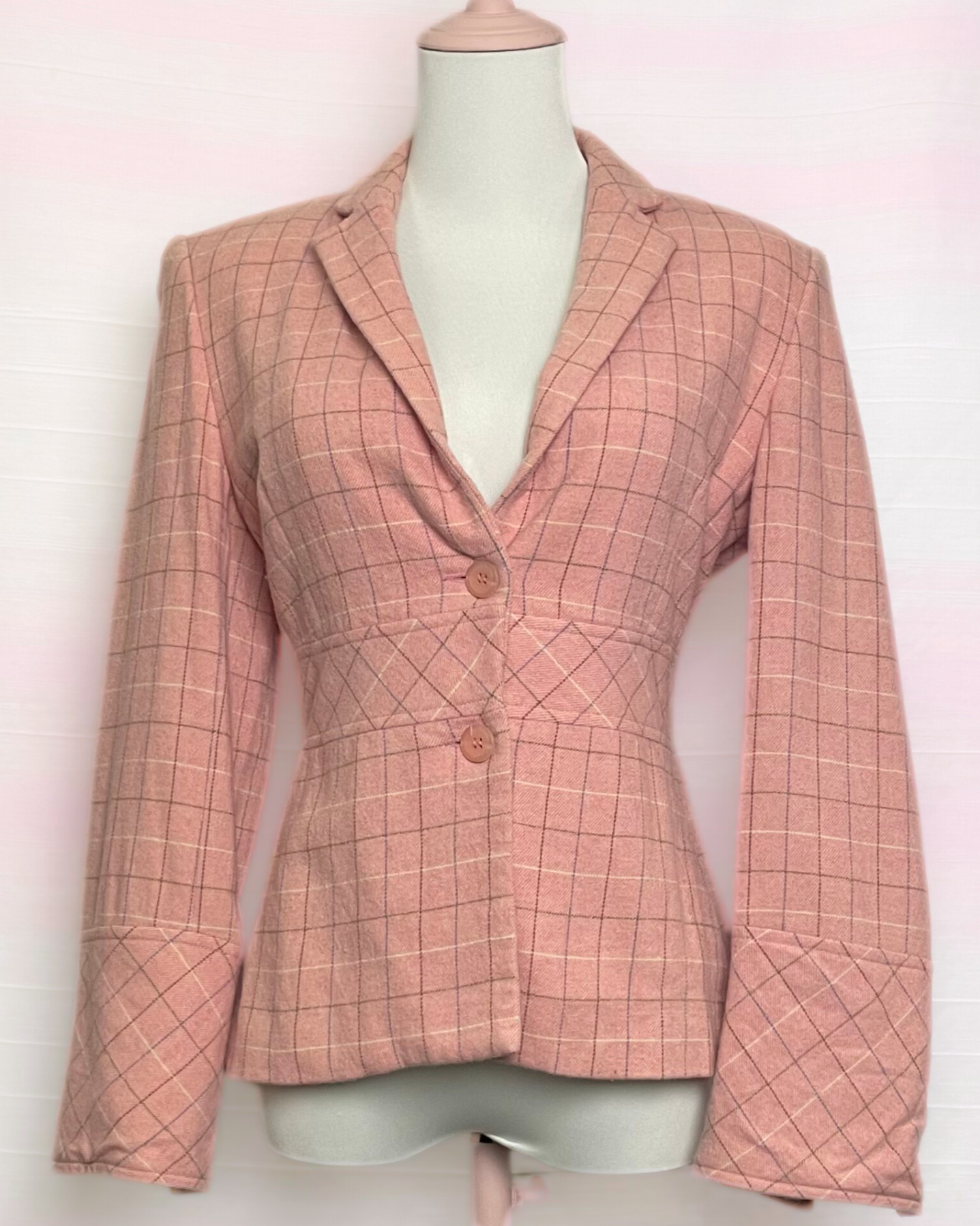 The Pink Wool Blazer