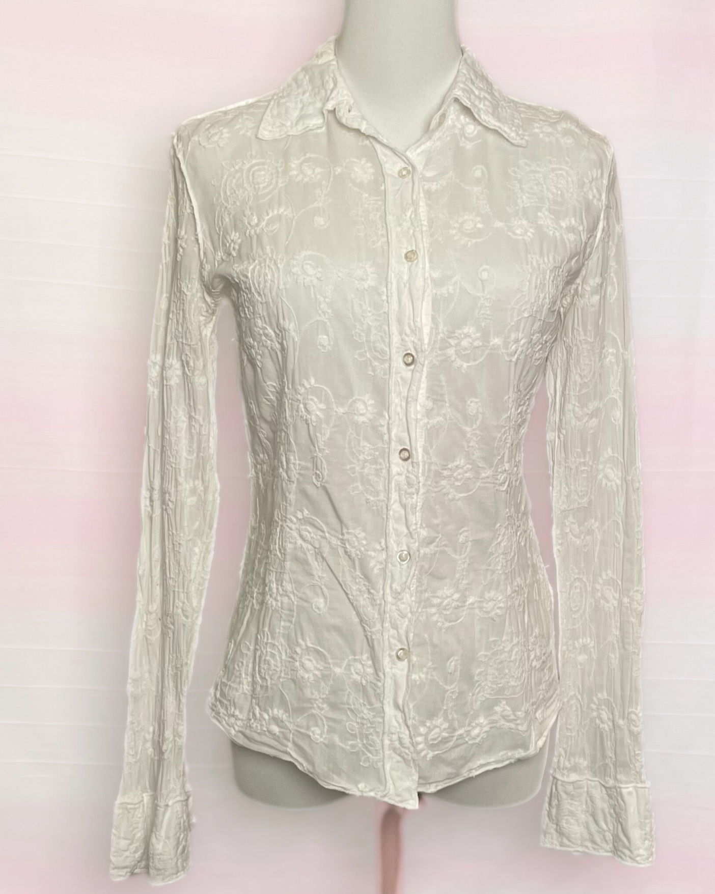 The White Broderie Shirt