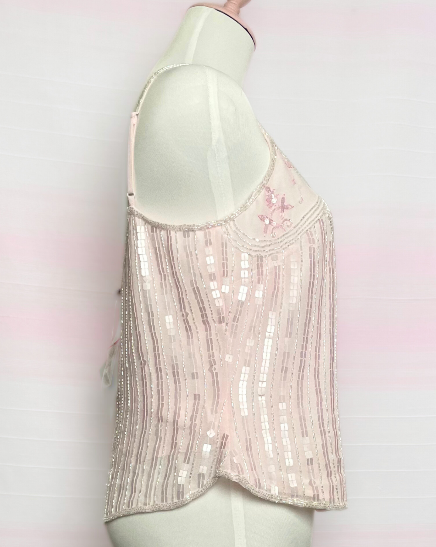 The Pink Sequin Top