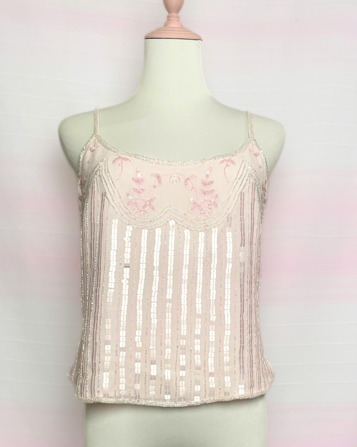 The Pink Sequin Top